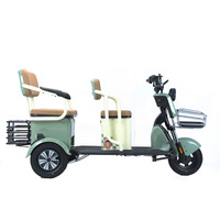 2025 nouveau vélo électrique Tricycle 3 roues 650W Vintage 3 roues vélo électrique avec panier