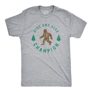 T-shirt pour homme <span class=keywords><strong>Cache</strong></span>-<span class=keywords><strong>cache</strong></span> Funny Bigfoot Graphic Sarcastic Tee - Product Image 2