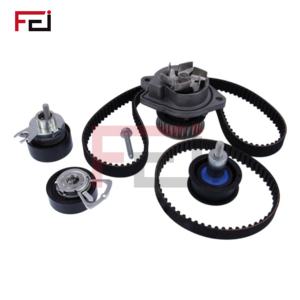 Nouveau Kit <span class=keywords><strong>de</strong></span> <span class=keywords><strong>courroie</strong></span> <span class=keywords><strong>de</strong></span> <span class=keywords><strong>distribution</strong></span> et pompe à eau FEI SEAT <span class=keywords><strong>SKODA</strong></span> VW Audi, vente directe usine, tendeur en acier et caoutchouc, garantie 12 mois - Product Image 3