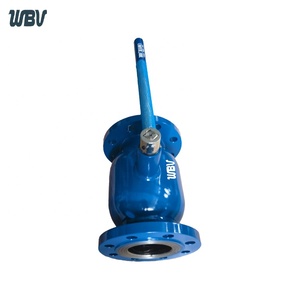 Válvula de bola con brida de paso completo totalmente soldada Q41HF-16/25C CF8 con manija de fijación de bola y pintura anticorrosión - Product Image 2