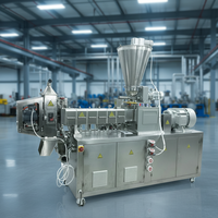 Extrusora de Laboratorio de Doble Tornillo de Pequeña Capacidad, Equipo de I+D para Snacks Inflados y Cereales para el Desayuno