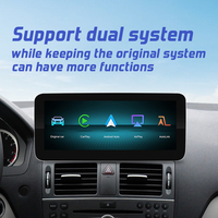 Autoradio Linux tactile sans fil Apple CarPlay Android Auto Route Factory 10,25 pouces 1920*720 pour Mercedes Benz W204 NTG4.0