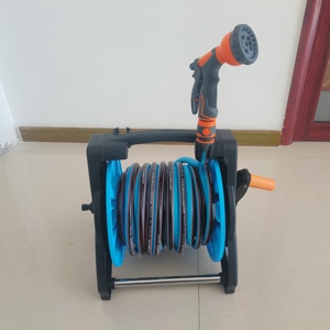 Enrouleur de tuyau d'arrosage rétractable robuste en plastique CNS Standard à fixation murale avec enroulement <span class=keywords><strong>automatique</strong></span> 30m <span class=keywords><strong>50m</strong></span> - Product Image 2
