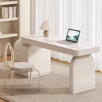 Belle conception française crème Style Table d'ordinateur bureau de travail moderne bureau en bois pour bureau à domicile