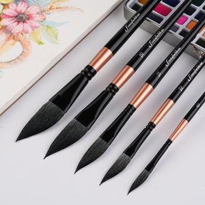 Set de Pinceles de Aguarela Fontainebleau de 5 Piezas, Tipo Aguja, Mango de Madera, Calidad Artística, Venta al por Mayor - Product Image 3