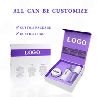 Produit Phare Kit 3 en 1 Personnalisé au Logo Mousse Dentifrice Blanchissante Violette et Poudre