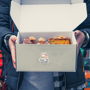 Tùy Chỉnh Phim Hoạt Hình Dễ Thương Phong Cách Máy May Trang Trí Nhãn UV Món Quà Dán Sản Phẩm Thủ Công Mua Cảm Ơn Bạn Tin Nhắn - Product Image 6