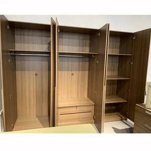 NOVA Queen – ensemble de <span class=keywords><strong>chambre</strong></span> à <span class=keywords><strong>coucher</strong></span> en mélamine, meubles, lit de mariage moderne, lit de King Size, lits d'adultes complets en bois - Product Image 5