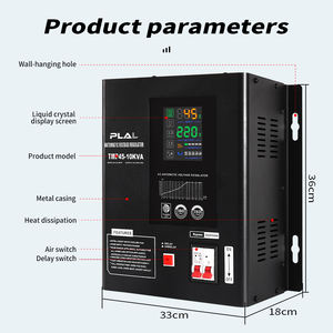 Plal TMP-10KVA שלב אחד 10kva ac מתח אוטומטי מייצב מתח (avr) עם ממסר אלקטרוני 220 פלט v - Product Image 4