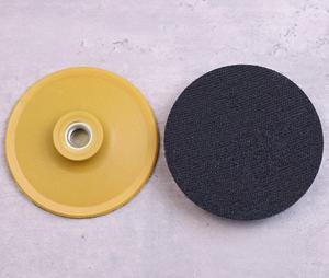 4-inch nhựa nối cho vật liệu xây dựng làm các bộ phận máy móc kim cương đánh bóng đĩa Pad chủ sở hữu Miếng đánh bóng linh hoạt - Product Image 4