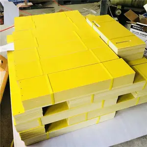ラミネート絶縁シート黄色エポキシグラスファイバー絶縁プレートリチウム電池材料工場価格