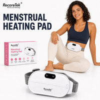 Almohadilla Térmica Coreana para Cólicos Menstruales, Producto de Masaje, Cinturón Calefactor Recargable, Cinturón Inalámbrico, Cinturón de Alivio Portátil