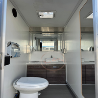 Offre Spéciale Remorque de toilettes portable personnalisée pour ateliers et immeubles de bureaux Remorque de toilettes publiques mobiles des fabricants