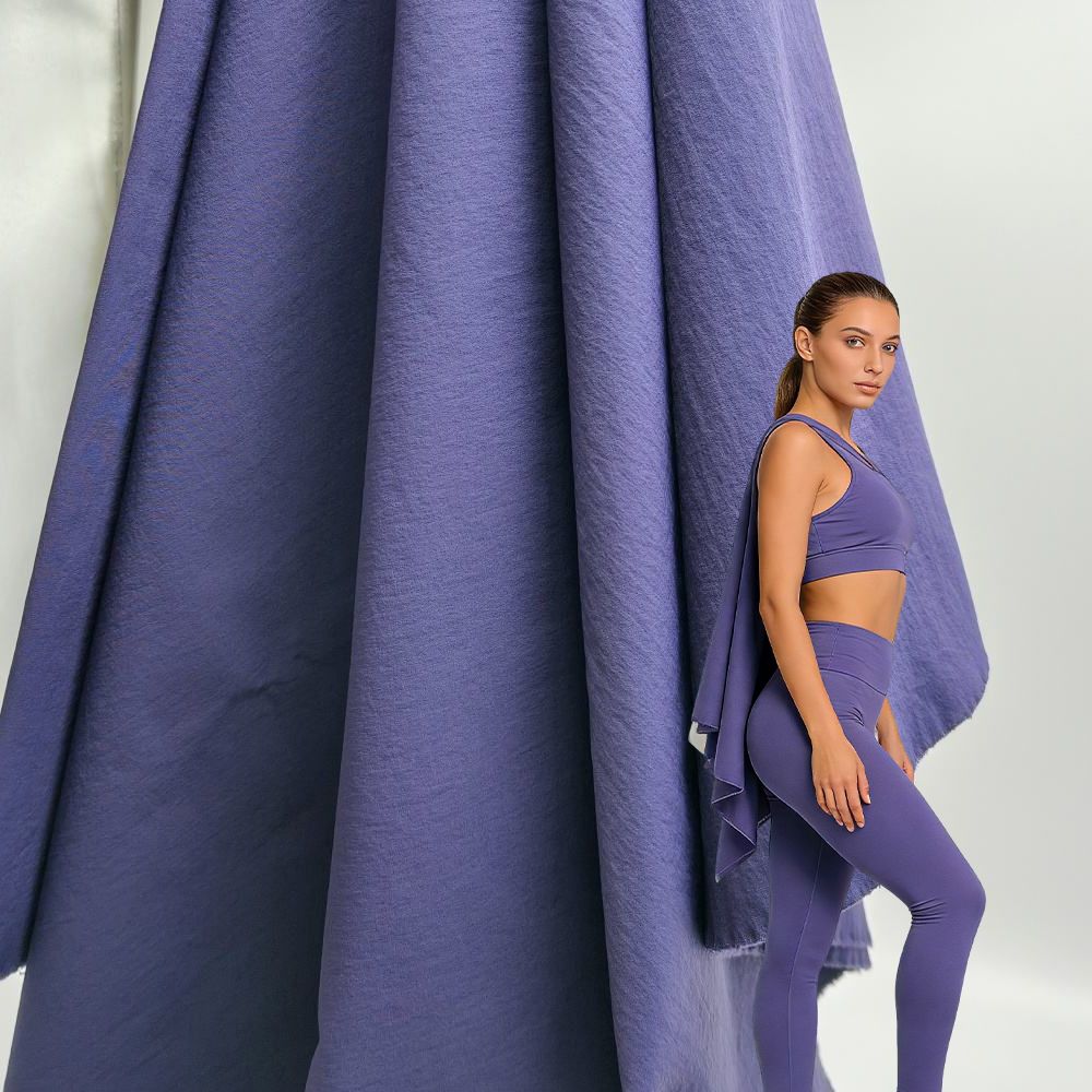 Free Sample 150GSM Woven Breathable Matte Nylon 4-Way Stretch Fabric Stock for Technical Shell Jackets & Performance Sportswear