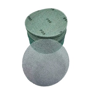 6 pollici <span class=keywords><strong>Mirka</strong></span> senza polvere di levigatura <span class=keywords><strong>dischi</strong></span> in rete abrasiva floccaggio maglia secco granato sabbia disco 80 griglia carta per levigatura - Product Image 3