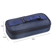 Étui de transport isotherme pour flacons d'insuline avec brique réfrigérante protectrice, organisateur de fournitures pour diabétiques, petit format