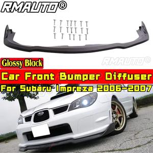 Front Bumper Spoiler Compatible with Subaru Impreza 2006-2007 Body Kit Front <b>Diffuser</b> Splitter Lip <b>Car</b> Accessories - Product Image 1