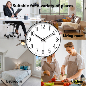 Tối Giản Sáng Tạo 10 Inch Hiện Đại Luminous Quay Số Tay Đồng Hồ Treo Tường Với Sáng Kỹ Thuật Số Thông Tư Nhựa Glow Đồng Hồ Treo Tường - Product Image 6