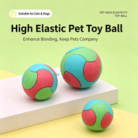 Ballon de jeu pour chien en TPR, durable et indestructible, élastique, pour la mastication et le soulagement de l'ennui, mignon, de haute qualité, pour animaux de compagnie
