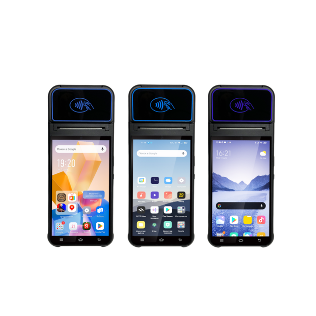 5.5-inch Android 14 Handheld POS Terminal with 2D QR Code Scanner NFC Bluetooth 4G WiFi for Restaurant Logistics Management