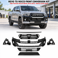 Kit de modernisation avant pour Toyota Hilux Revo 2016-18, conversion en Rocco, pare-chocs non peint en plastique PP, pièces de carrosserie, vente en gros