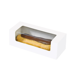 Caja transparente para Tartas, perfecta para repostería, Eclair, <span class=keywords><strong>Hot</strong></span> <span class=keywords><strong>Dog</strong></span>, 14oz, con ventana de PE - Product Image 4