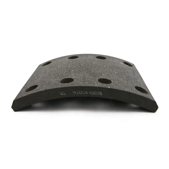 New Product Dump Truck Parts Brakes Pads Friction Material Rear Trailer Truck Brake Lining 19245