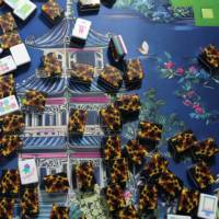 Jeu de tuiles de Mahjong américain personnalisable couleur écaille de tortue – Tuiles de Mahjong de Malaisie