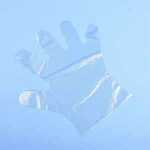 Disposable transparent thickened <b>film</b> PE gloves for medical examinations, beauty salons, hairdressers, household use, and - Product Image 1
