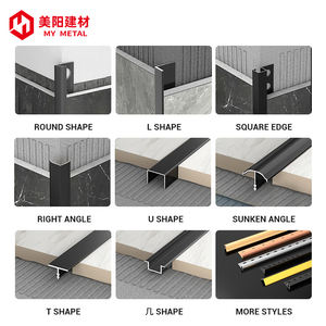 Pabrik Aluminium dekoratif <span class=keywords><strong>T</strong></span> <span class=keywords><strong>Bar</strong></span> ubin dinding tepi memangkas aksesoris profil untuk dinding Interior ubin keramik Dekorasi - Product Image 6