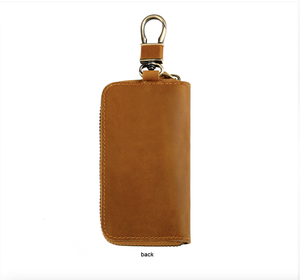 กระเป๋าใส่กุญแจหนัง Ando พร้อมซิป ช่องใส่บัตร 6 ช่อง และช่องใส่กุญแจรถ - Product Image 4