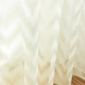 Tende trasparenti per finestre di lusso con luce geometrica decorazione del soggiorno e garza oscurante con tenda Moq bassa - Product Image 5