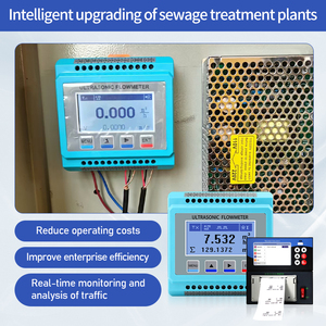 Industrial <strong>Ultrasonic</strong> Flow Meter for Water Treatment Oil Chemical Liquid High Accuracy with 4-20mA Output RS485 - Product Image 6
