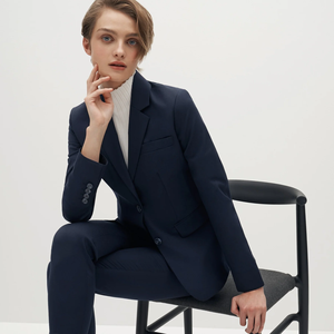 Traje <span class=keywords><strong>de</strong></span> <span class=keywords><strong>Mujer</strong></span> Personalizado Talla XL <span class=keywords><strong>para</strong></span> Negocios, Bodas o Fiestas, Blazer y Pantalones <span class=keywords><strong>de</strong></span> Alta Calidad <span class=keywords><strong>con</strong></span> Cierre <span class=keywords><strong>de</strong></span> Cremallera, Transpirable y Antiestático - Product Image 2