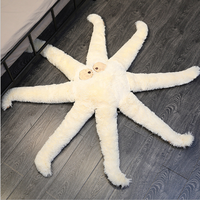 Mobilier de chambre en peluche canapé chaise chambre paresseux canapé étoile de mer en peluche personnalisé animal en peluche grande taille pieuvre oreiller en peluche