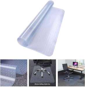Tapis de chaise de bureau moderne en PVC transparent, lavable et antidérapant, avec glisse facile et protection du tapis sous le bureau - Product Image 2