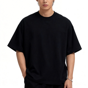 T-Shirt <span class=keywords><strong>Anime</strong></span> Personalizzate a Manica Corta, <span class=keywords><strong>Abbigliamento</strong></span> Vintage di Marca Oversize Streetwear, 100% Cotone 240g, Ordine Minimo 1 Pezzo - Product Image 3