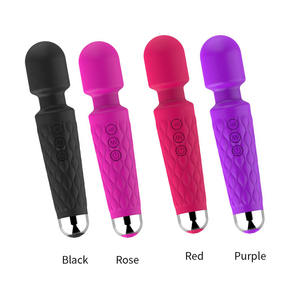 Mainan Seks <span class=keywords><strong>Vibrator</strong></span> Tongkat Ajaib AV untuk Wanita, 20 Mode Pengisian Daya, 8 Kecepatan, Pijat Titik G dan Klitoris - Product Image 5