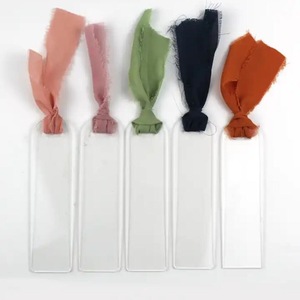 Acrylic Hollow Bookmark Ribbon Eco-Friendly Cartoon Pattern Letterpress Printing Creative Gift Wholesale Student Plastic