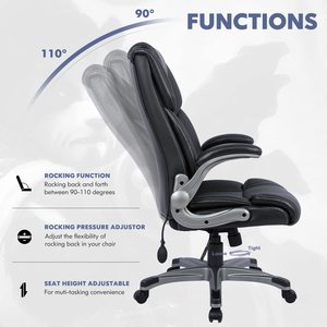 Nhà Máy bán hàng trực tiếp của cao trở lại ghế văn phòng điều hành, Ergonomic máy tính bàn và ghế, đảm bảo chất lượng - Product Image 3
