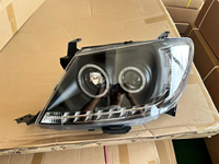 Phares de voiture avec clignotant séquentiel Lampe de phare Angel Eyes pour Hilux 2005-2011
