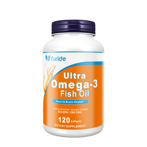 Suplemento de DHA e EPA para Saúde dos Olhos e do Cérebro, Cápsulas de Óleo de Peixe Omega 3 para Saúde do Coração - Product Image 1