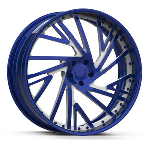 RCSR Llantas Forjadas de 24 26 28 <span class=keywords><strong>30</strong></span> Pulgadas 6x135 6x139.7 Cromadas para Chevy de 6 Birlos, Jeep Wrangler, Mustang - Product Image 1