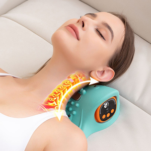 Nackens ch ulter Relaxer Wirbelsäulen ausrichtung Wiederauf ladbare tragbare Nacken massage Kissen frequenz Puls fernbedienung mit Wärme - Product Image 3