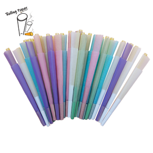 Wholesale 109MM98MM84MM unbleached cone-shaped paper cone custom colored <b>smoking</b> roll paper accessories - Product Image 2