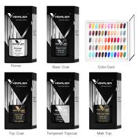 Ensemble VIP Venalisa de 60 couleurs de vernis gel, prix d'usine, marque privée, ensemble de vernis gel pour salon, base coat, top coat, livre de couleurs