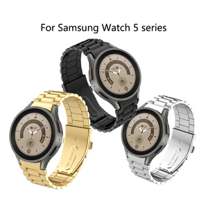 Cinturino per orologio intelligente in acciaio inossidabile con cinturino in metallo di alta qualità all'ingrosso della fabbrica per Samsung Galaxy Watch <span class=keywords><strong>5</strong></span> <span class=keywords><strong>Pro</strong></span> <span class=keywords><strong>5</strong></span> 4 cinturini - Product Image 2