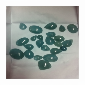 Cabujones de Aguamarina Natural, Cristal Ovalado Azul y Piedras Preciosas Minerales de Vidrio, Certificadas por IGI para Joyería, Piedras Preciosas Sueltas - Product Image 1