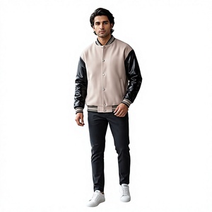Custom <b>Long</b> Sleeve Fashionable <b>Men</b> Varsity <b>Jackets</b> Low Price Custom Breathable Baseball <b>Jacket</b> Embroidery Patches For Sale - Product Image 1