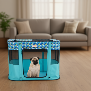 Corral Portátil para Perros YEVOR, 32 x 24 x 22 Pulgadas, Plegable, Impermeable, 600D, para Uso en Interiores - Product Image 2